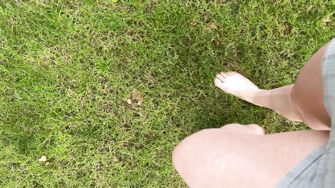 Walking Barefoot on the Grass