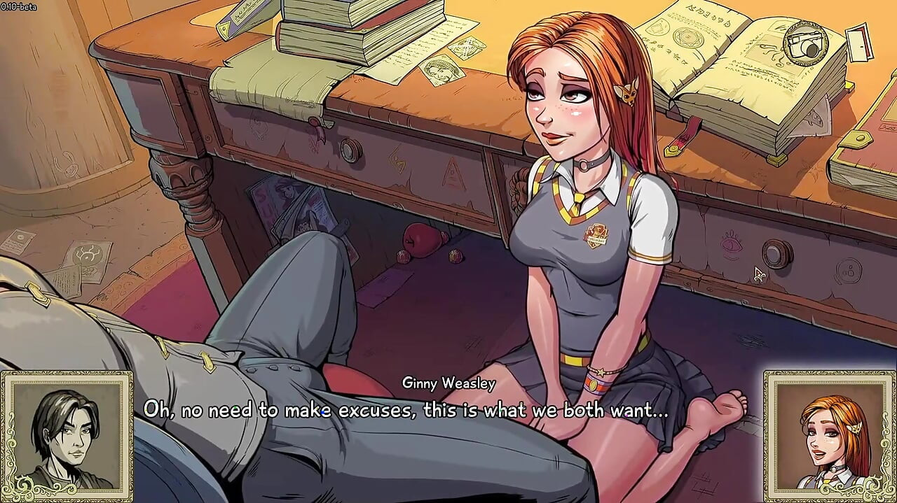 Vrăjitoare nevinovate Ginny Weasley Nud - Colecție completă + Vrăjitoare inocente Descărcați [18+] joc sexual