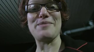 Slut lets strangers fuck her at night on the highway