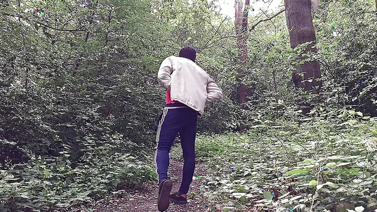 Walking Commando Swinging It and Then a Show off