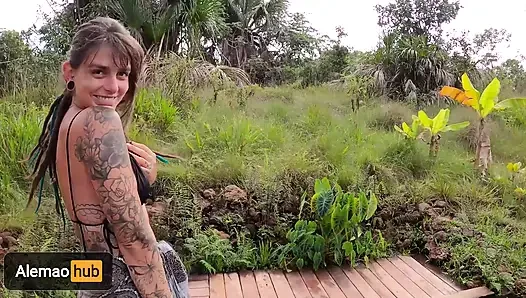 Wild Jungle Fuck Under the Trees with Dreadhot