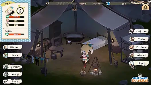 Melarikan diri, peri ninjaku! Gameplay 3d bagian 2 - latihan dan eksplorasi lizet dimulai