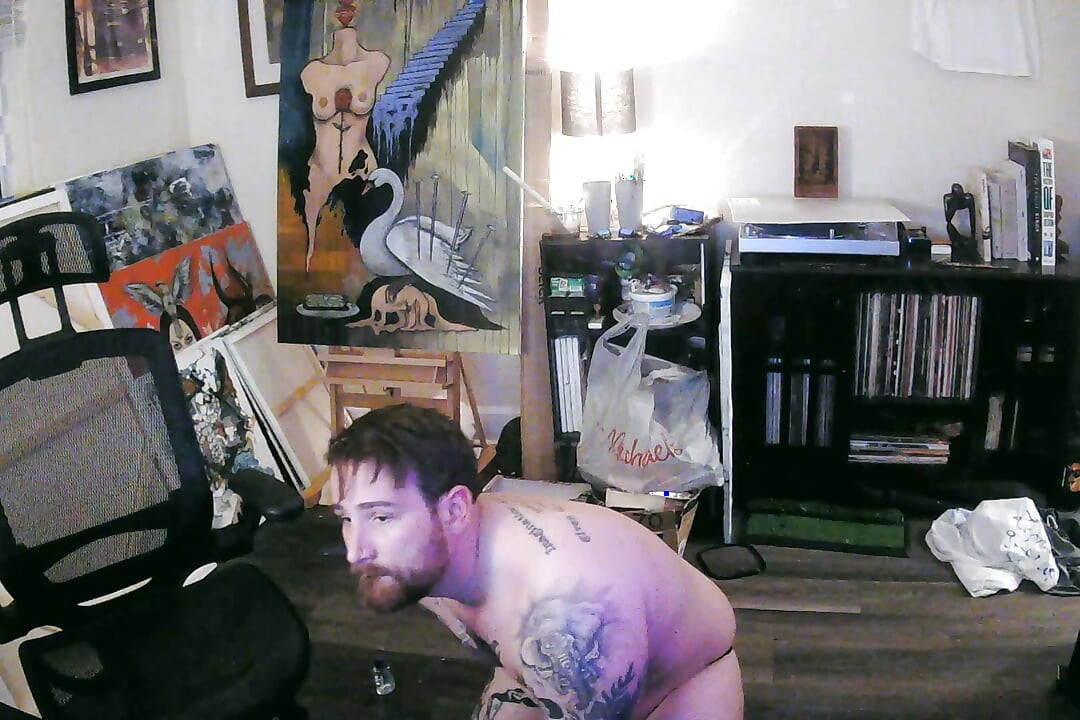 on my hands and knees riding