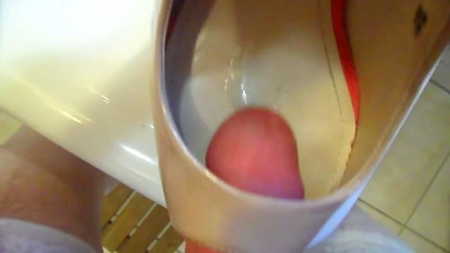 fucking the mouth of her peeptoe slowly