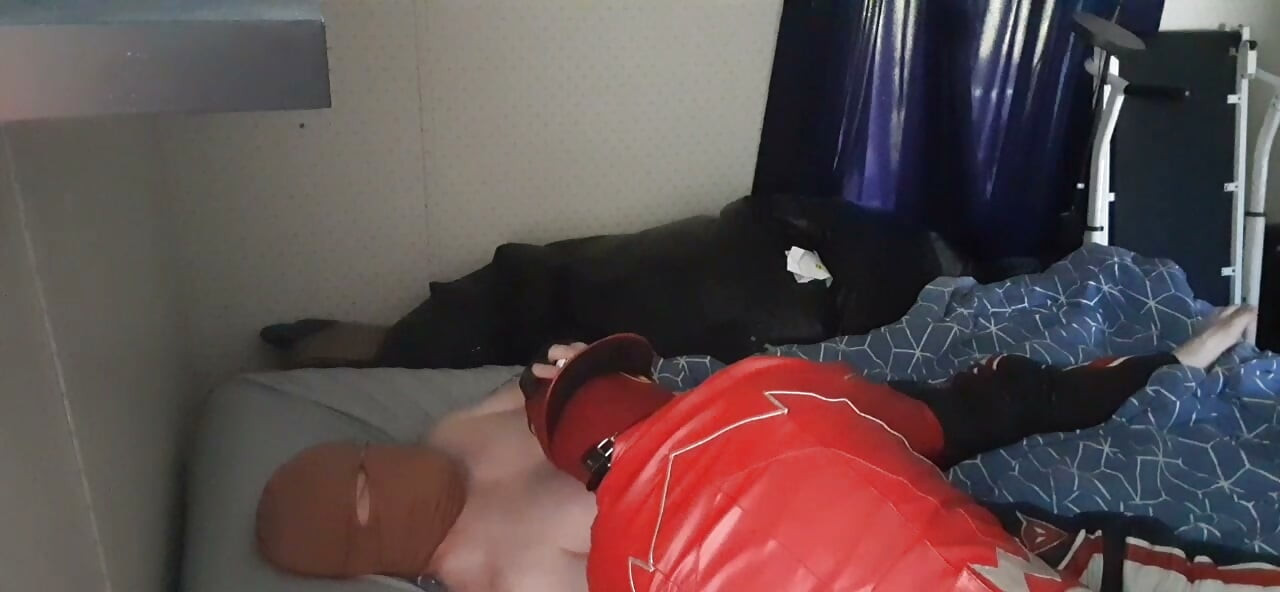 Halloween party biker blowjob