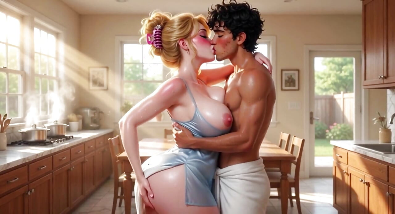 Secret Passion Between Stepmom and Stepson Turns Into Daily Encounters in Family Home