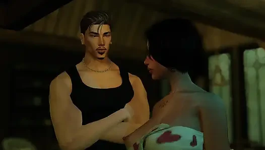 Vollständiges video - ich habe die heiße MILF-Mutter meines besten freundes gefickt, 3D Porno, Sims 4