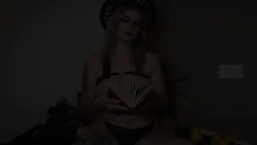 Witch Slut Seals a Love Spell with Her Squirt