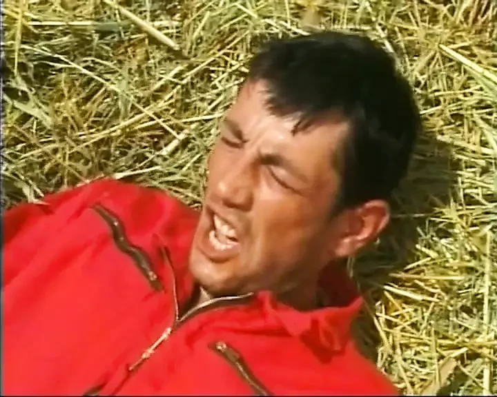 Incredible blonde farmer tired from work recovering her energy by having a fuck