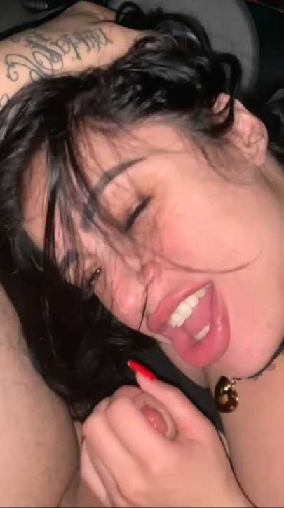 The Neighbor Goes to Work and His Hotwife Comes to My House to Lick My Cock