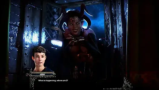 Countess in crimson: a boyfriend watches his girl having sex ep 4