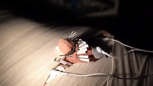 medizinischer spielspaß, mumifizierung, nadel-cbt und elektro