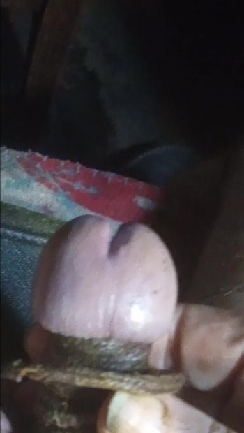 Tied up cock shaft squirting piss out of tiny little small cock head