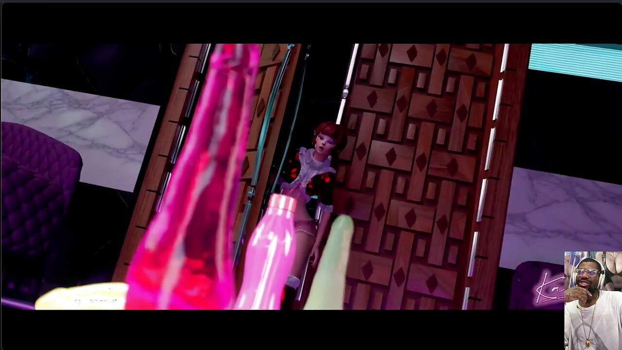 Futa V Jerks Herself off and Cum Explodes, Futa Cock D.va Fucks Her Tight Holes and Cums
