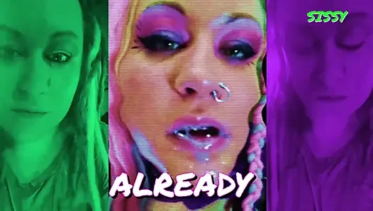 Sissy gay bitches dientot habis-habisan sama kontol raksasa pria kulit hitam