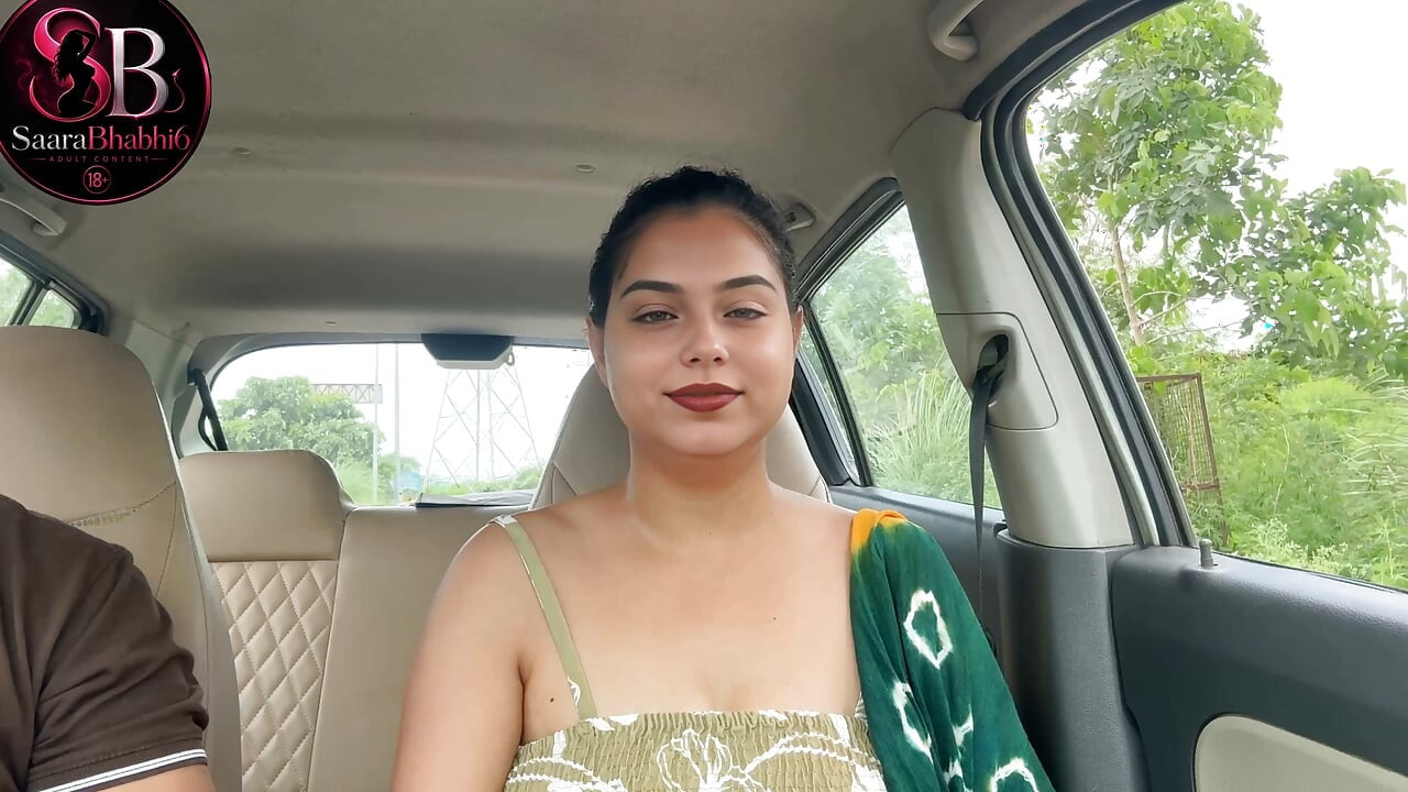Doggystyle Handjob for Friend in Car Outdoors - Risky Sex Hindi Audio