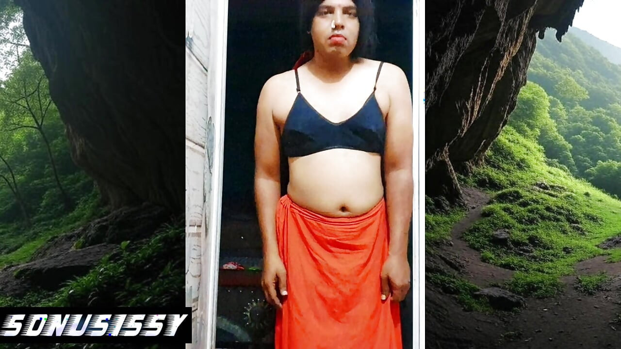Donji crossdresser sonusissy haljina pokazuje pupak
