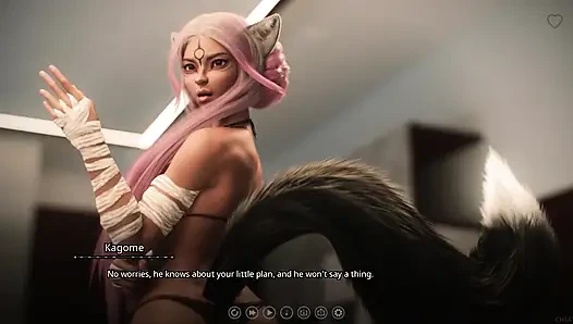 The Seven Realms 42 - Atlas Kali Kagome Threesome Outdoor Blowjob Doggy Machinery Cum Inside