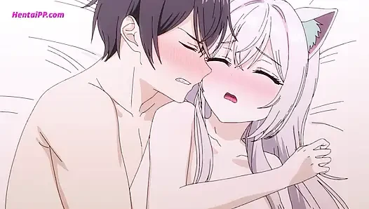 Аля наклонилась, говоря по-русски, пока Кузе долбил ее сзади