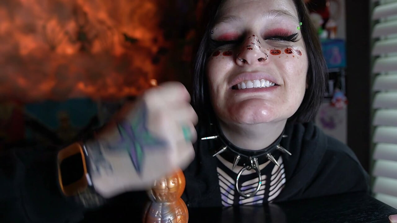Dani Gives You Nice Edging Before A Halloween Party POV