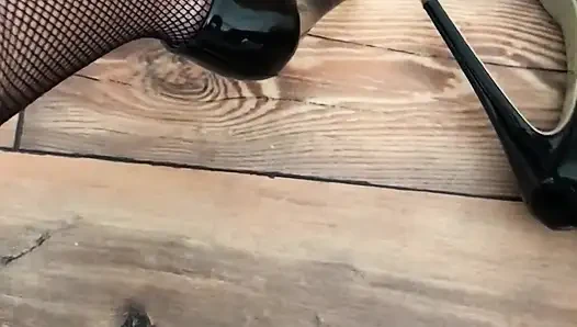 File çoraplı ateşli sürtük