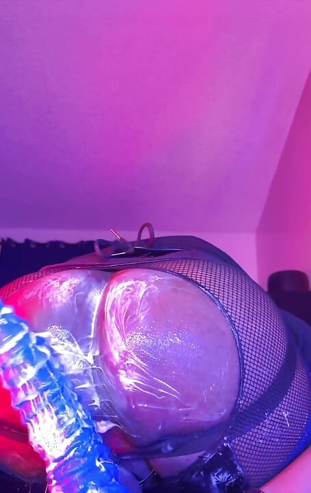 Rozdziawająca się moja dziura z wibratorem Toys Fantasy Dildo