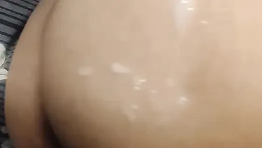 Ben ve karım. Tam nefis seks.