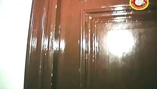 Piss Drenched Bondage Slut Fingers Sloppy Pussy in Kitchen