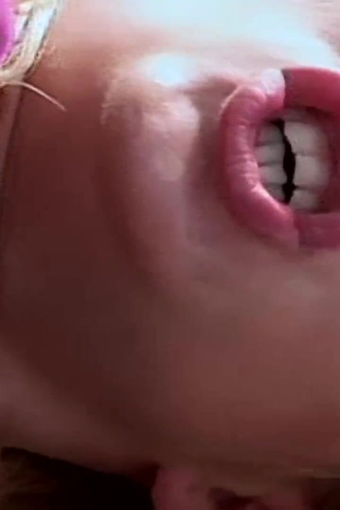 Blonde whore fucking next to a pool