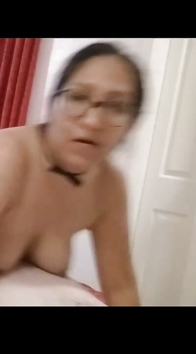 I get on so I can excite him and get his milk on my face and body