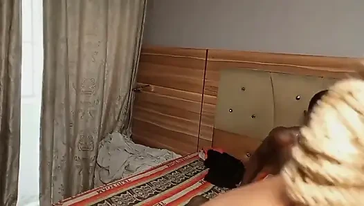 Beautiful Naughty Nigerian Housewife Fucks Watching Houseboy