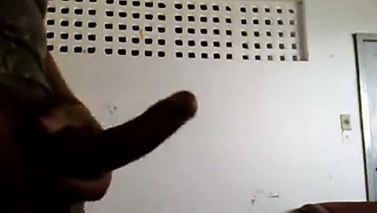 A big Cumshot from a Brazilian Cock
