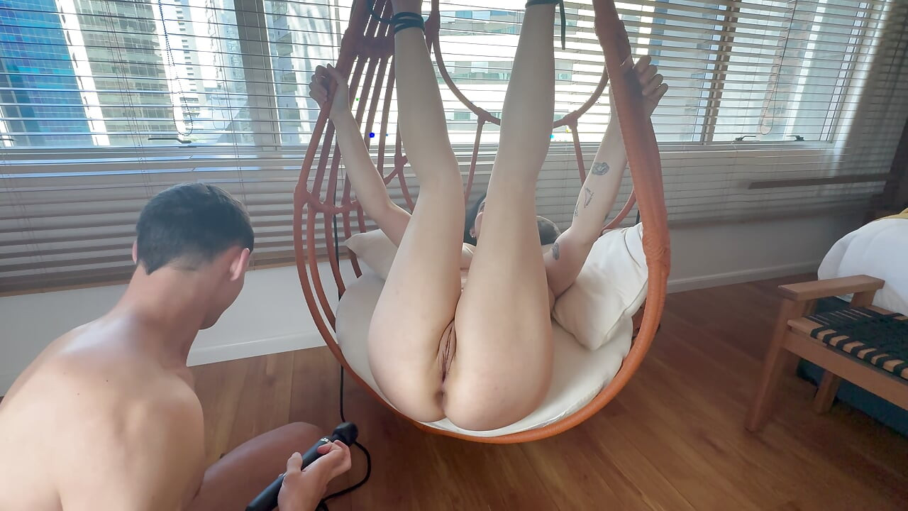 Wild girls gets tied and fucked in the ass