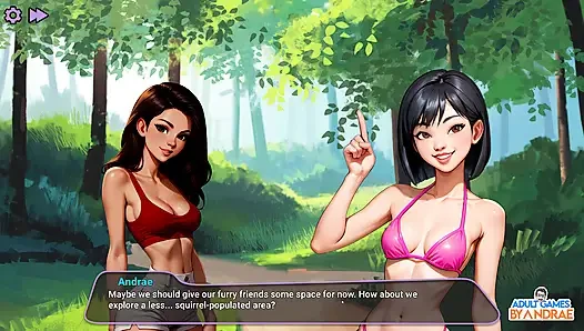 EP2: Без фап-острова геймплей - открытие Julieии в лесу