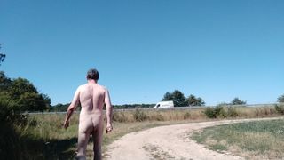 A naked walk by the motorway (episode 1)