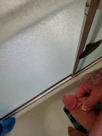 Cumming in the shower