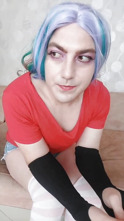 Kaubojski stil Šarena odjeća Slatki transvestit