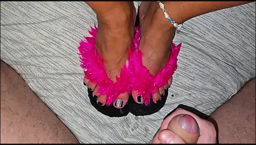 Stepmom in Flip-flops Pleases Her Stepson
