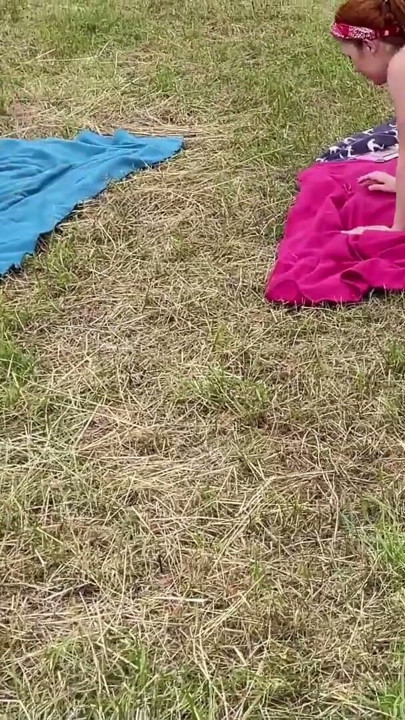 Yoga and Gymnastics Outdoors without Panties in School Uniform Miniskirt with Hot Tight Pussy, Fitness Girls, Bare Asses | Clip 2