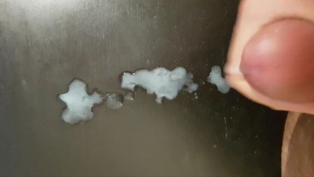 Another cumshot onthe table