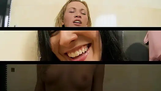 Remaja lesbian di bak mandi