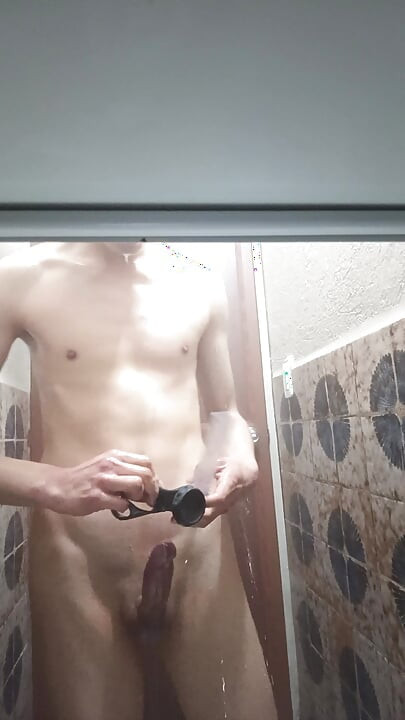 Stepmom leaves a sex toy for her son's huge penis.