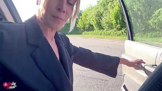 Blonde Nylon Slut Gets Her Ass Fucked While Tied up!!