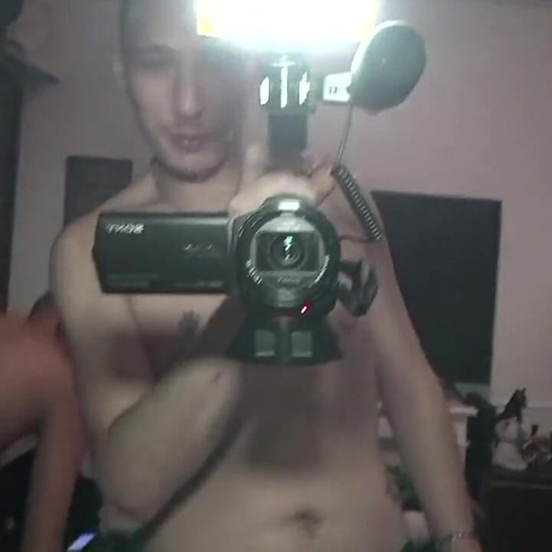 blond slut twink fucked  by arab