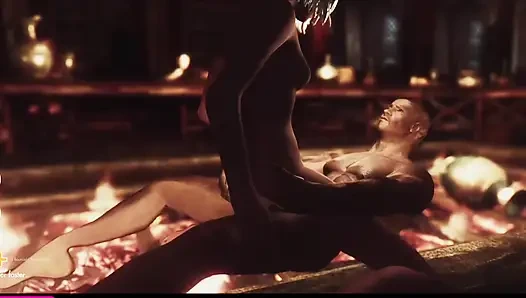Шпиливаю 2B в Skyrim, OSEX (Nier x Skyrim)