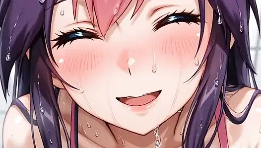 Gadis monster mengantongi merah muda masturbasi di lantai aheago