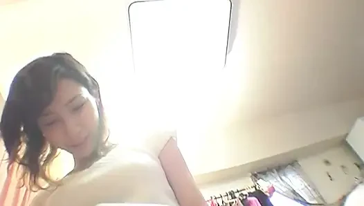 Japanese Teen with Huge Boobs Having Sex with Her Boyfriend