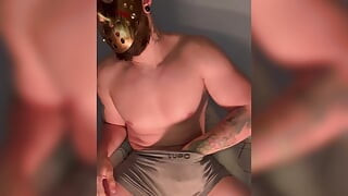 Jason's Neitan Wanking Until He Cums Hard (σόλο με Full Mask)