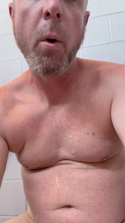 Huge public cumshot