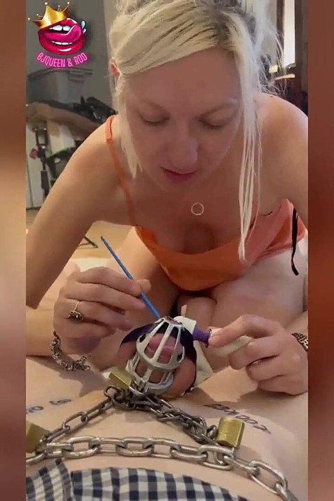 Chastity Cage Tease